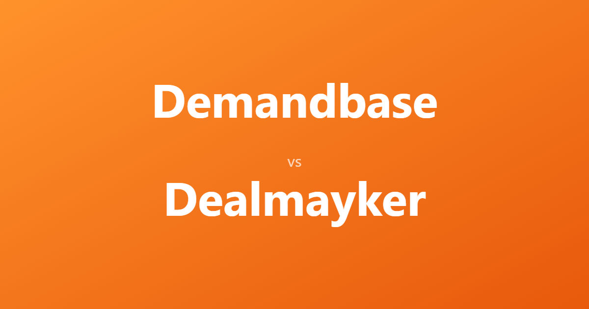 Demandbase vs Dealmayker