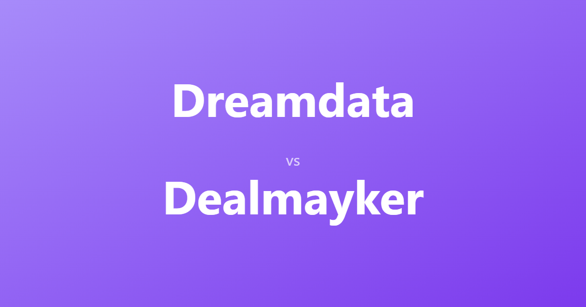 Dreamdata vs Dealmayker