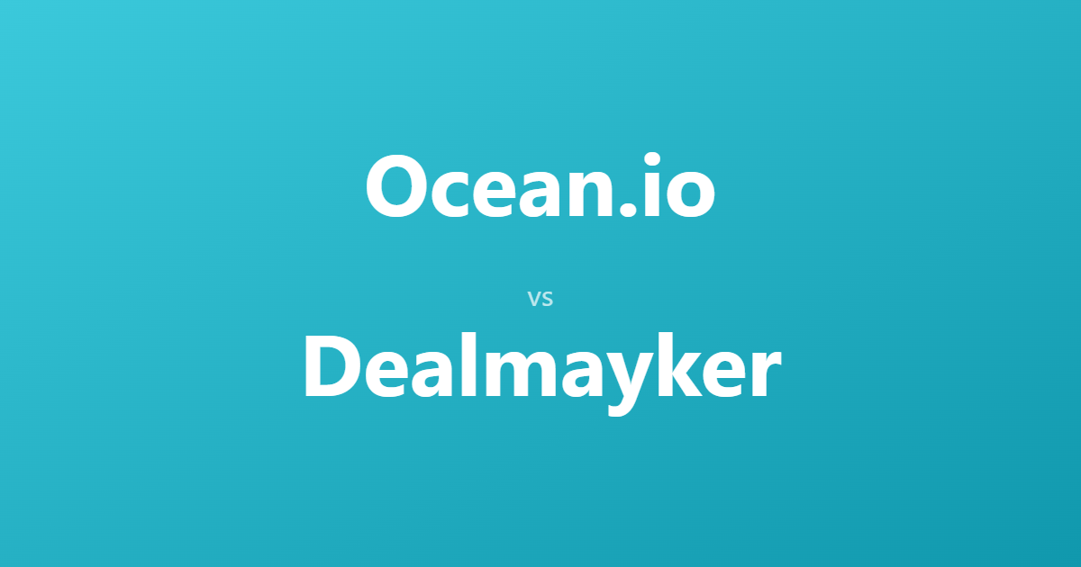 Ocean.io vs Dealmayker