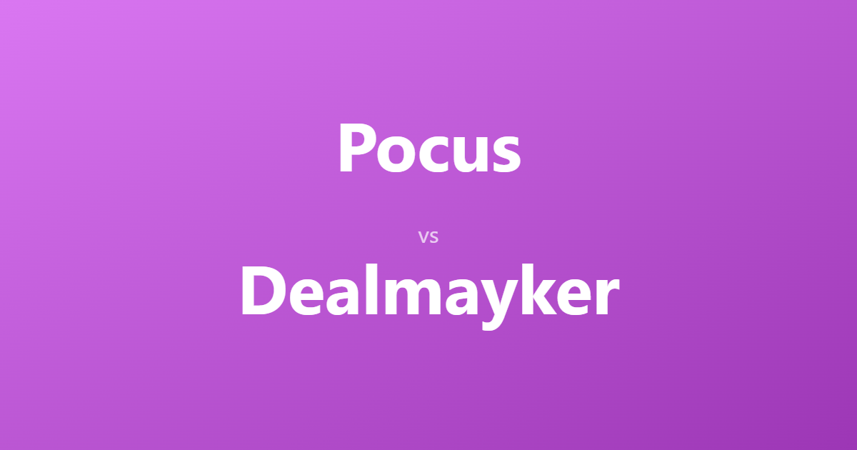 Pocus vs Dealmayker