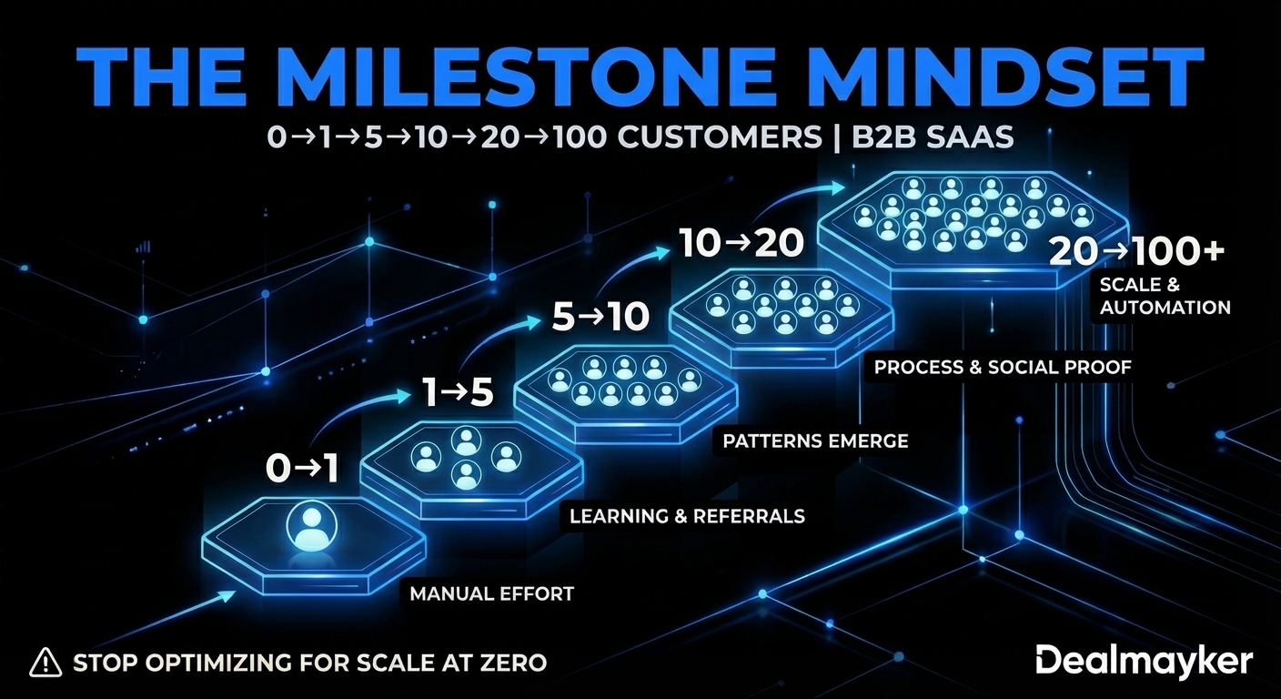 Stop optimizing for customer 100 when you're at zero