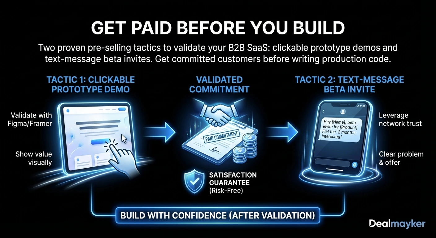 Get paid before you build