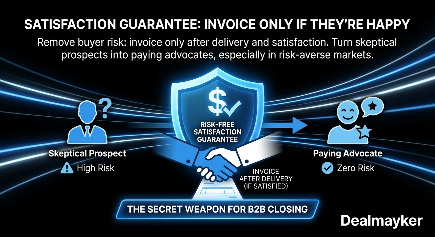 My secret weapon for closing early customers: satisfaction guarantee