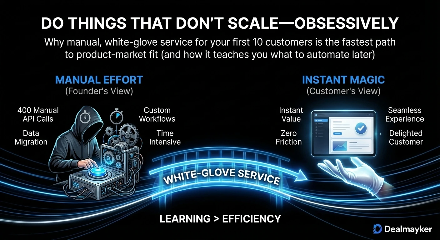 Do things that don't scale - obsessively